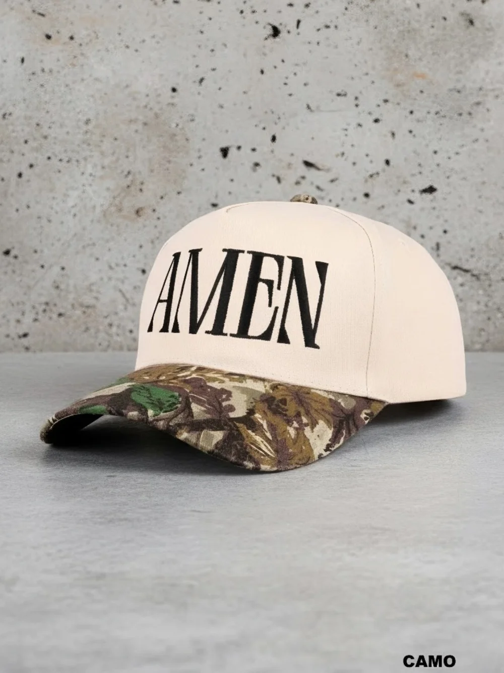 New! AMEN Camo Baseball Cap Hat